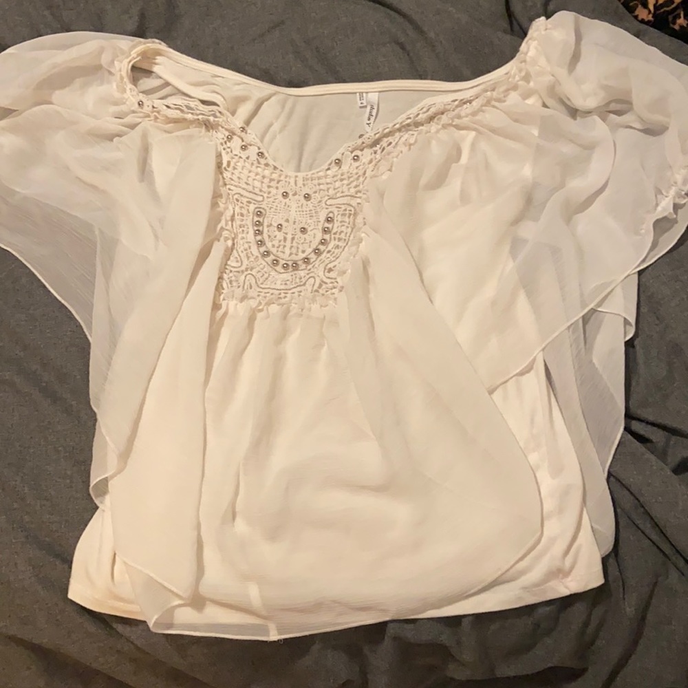 Studio Y sheer blouse.